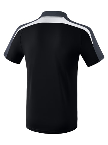 erima Liga 2.0 Poloshirt in schwarz/weiss/dunkelgrau