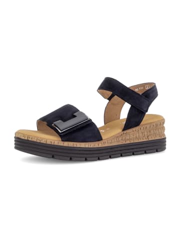 Gabor Comfort Keilsandaletten in Blau