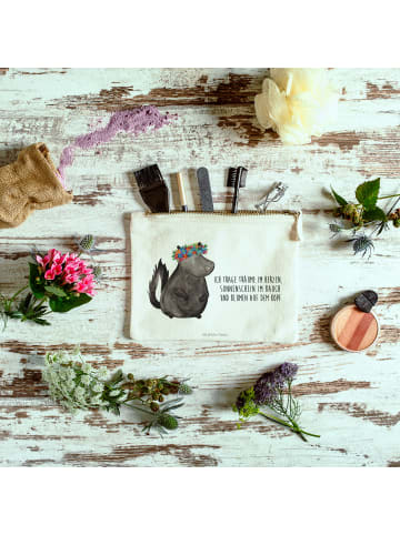 Mr. & Mrs. Panda Mäppchen Stinktier  mit Spruch in Weiß