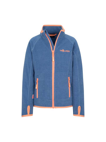 Trollkids Fleecejacke "Noresund" in Lotusblau/Koralle