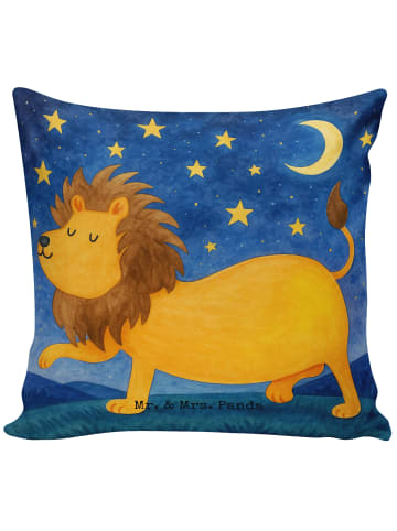 Mr. & Mrs. Panda Kissen 40x40 Sternzeichen Löwe Design ohne Spruch in Weiß
