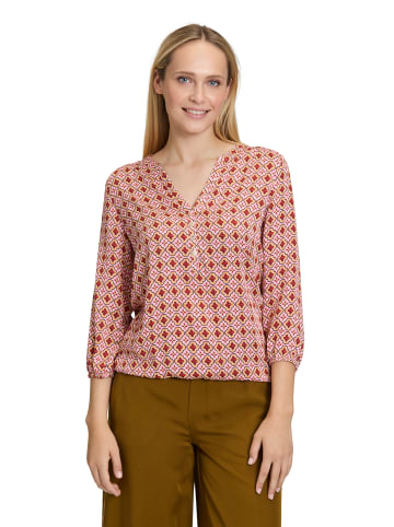 CARTOON Casual-Bluse mit Muster in Cream/Rosé