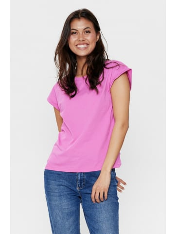 NÜMPH Rundhals T-Shirt für Damen in pink