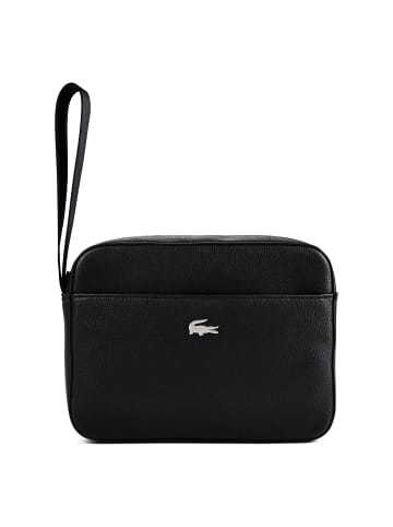 Lacoste Business Kulturbeutel Leder 24 cm in noir