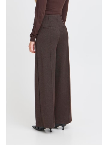 ICHI Casual IHKATE Regular fit in BLACK BROWN HERRINGBONE