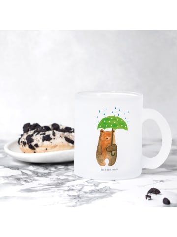 Mr. & Mrs. Panda Teebecher Bär Regenschirm ohne Spruch in Transparent
