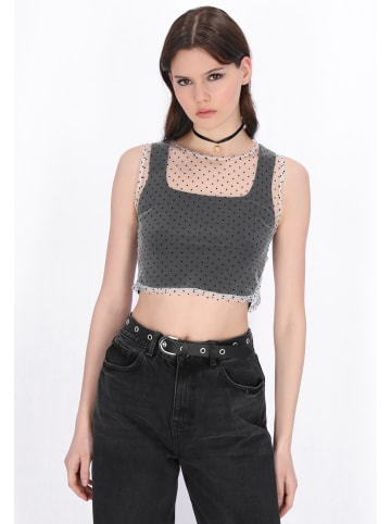 myMo ROCKS Women Top in offwhite black