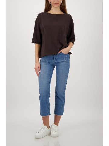 monari Sweatshirt aus Viskose in Dark Chocolate