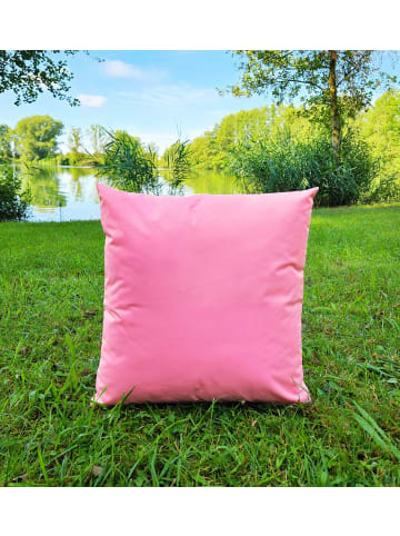 JACK 1x Outdoor Kissenhülle 60x60cm Uni in Rosa