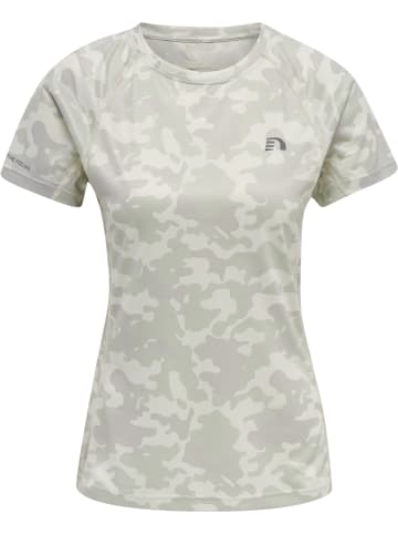 Newline Newline T-Shirt Women Running Laufen Damen Atmungsaktiv Schnelltrocknend in OYSTER MUSHROOM AOP