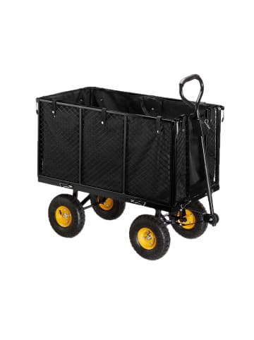relaxdays Handwagen in Schwarz