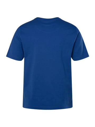 Men Plus Kurzarm T-Shirt in blau