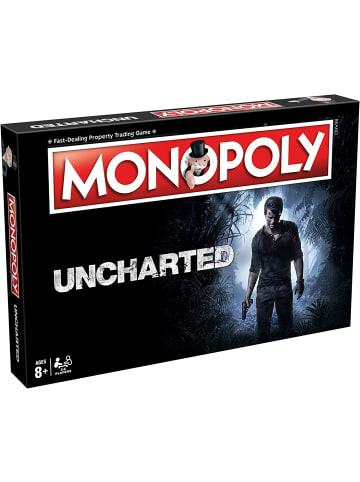 Winning Moves Monopoly - Uncharted (englisch) Brettspiel in schwarz