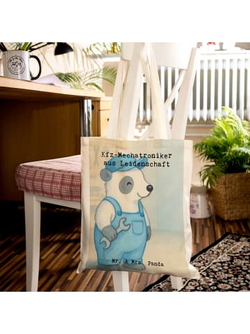 Mr. & Mrs. Panda Stofftasche Kfz-Mechatroniker Leidenschaft Desi... in Weiß