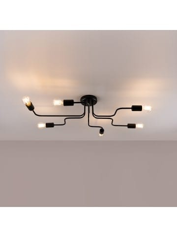 Nice Lamps Kronleuchter VARDO 6 schwarz  H 145