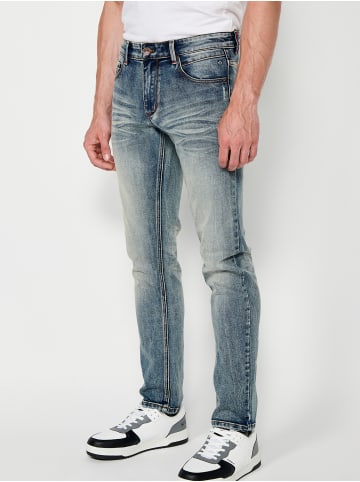 KOROSHI Jeans Stretch Regular Fit in blau