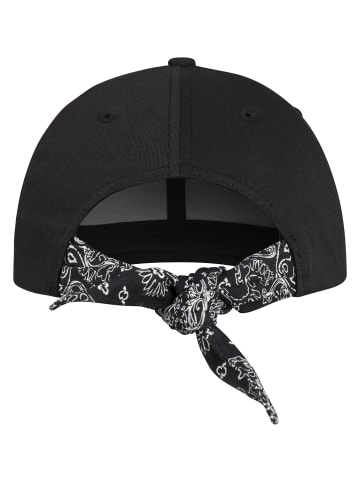  Flexfit  Flexfit Snapback Curved Bandana Tie Snapback in blk/blk