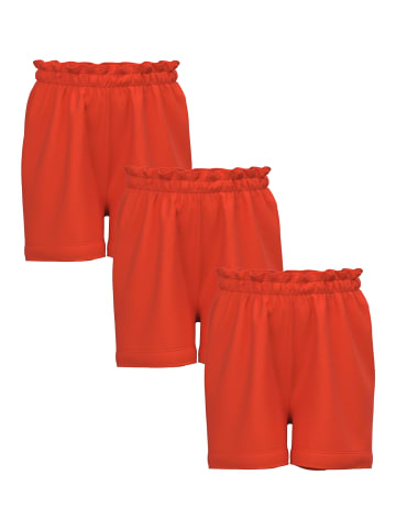 name it Bootcut Stretch Schlag Stoffhose mit Gummizug NKFFRIKKALI in Rot-Orange