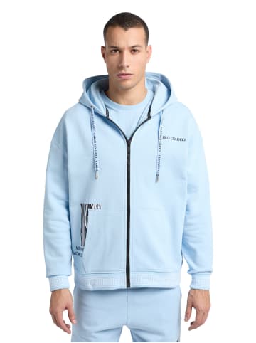 Carlo Colucci Kapuzensweatjacke De Pellegrin in Blau