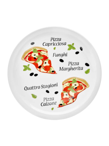 VAN WELL 30er Set Pizzateller Margherita in Bunt ø 30,5 cm in bunt