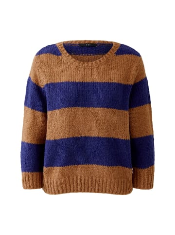Oui Pullover ESMY in dk camel blue