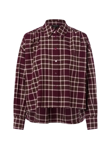 Marie Lund Bluse in aubergine mehrfarbig