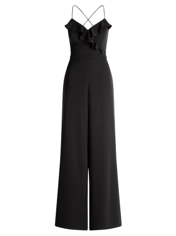 Vera Mont Jumpsuit mit Volant in Schwarz