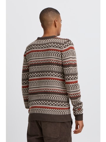 BLEND Strickpullover BHPullover 20717485 bequemer Strickpullover in Braun