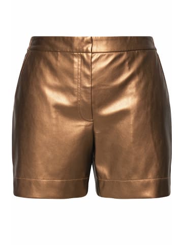 Ulla Popken Shorts in gold kupfer