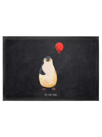 Mr. & Mrs. Panda Schmutzfangmatte Pinguin Luftballon ohne Spruch in Kreidetafel