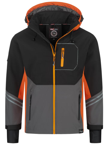 Rock Creek Softshelljacke in Orange