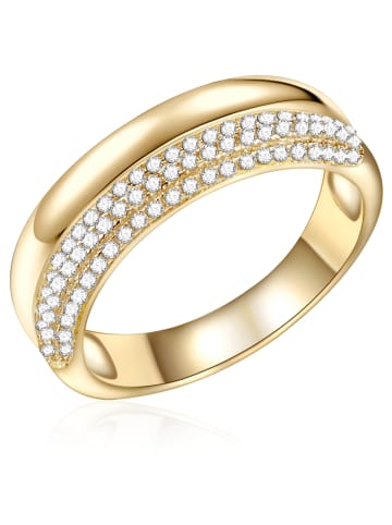 Rafaela Donata Ring Sterling Silber gelbgold Zirkonia weiß in gelbgold