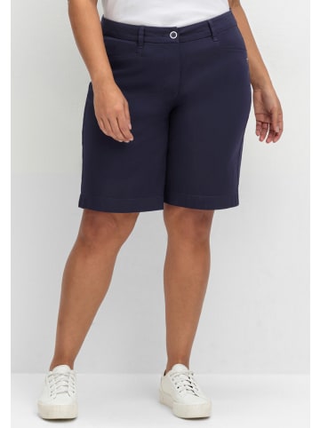 sheego Bermuda in tiefblau