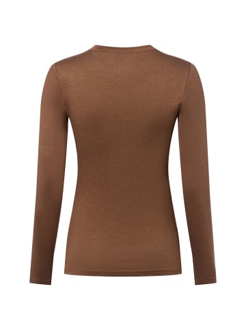 OPUS Langarmshirt Sifa in taupe