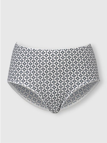 Sieh an! Taillenslip in marine-bedruckt + kalkmint-bedruckt