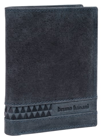 Bruno Banani Geldbörse echt Leder in blau