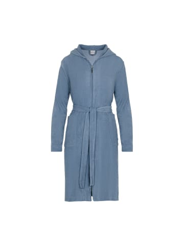 Möve Bademantel mit Kapuze Homewear in steel blue