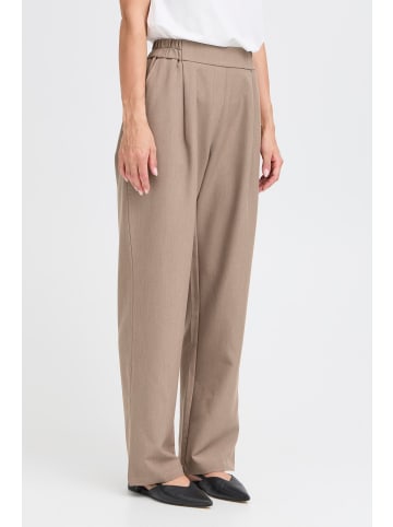 Fransa Hose FRABIGAIL Regular fit in Desert Taupe Melange
