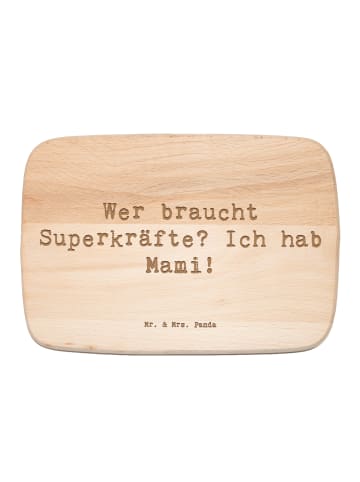 Mr. & Mrs. Panda Schneidebrett Spruch Mami Magie mit Spruch in Transparent
