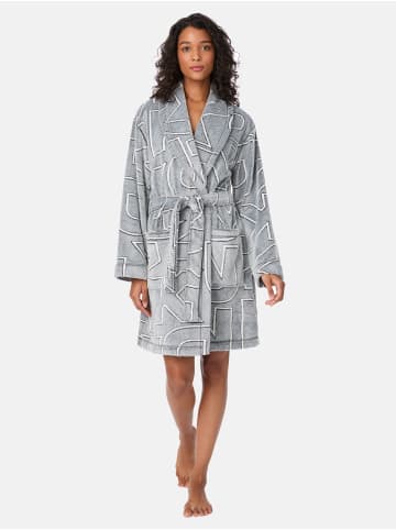 DKNY Signature Robe Nachtwäsche in grau