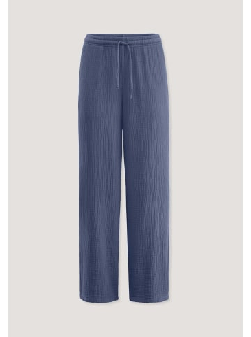 Hessnatur Musselin Schlafhose in indigo blau