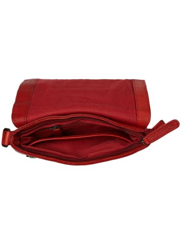 The Chesterfield Brand Duncan Umhängetasche Leder 22 cm in red