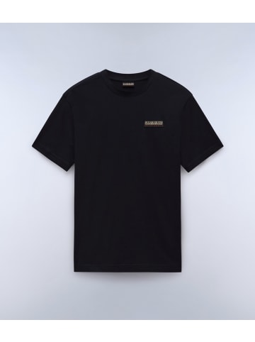 Napapijri T-Shirt "S-Iaato" in Schwarz
