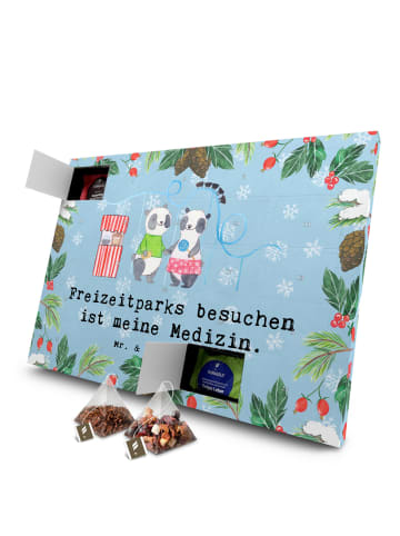 Mr. & Mrs. Panda Adventskalender Pandas Freizeitpark besuchen mi... in Eisblau
