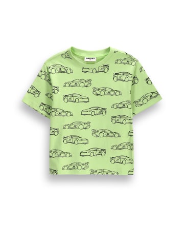 MOKIDA T-Shirt mit kurzen Ärmeln in limonengrün