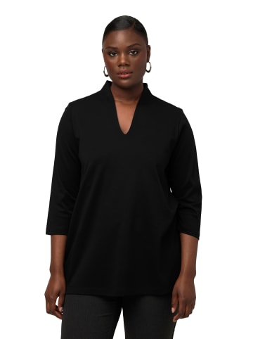 Ulla Popken Shirt in schwarz