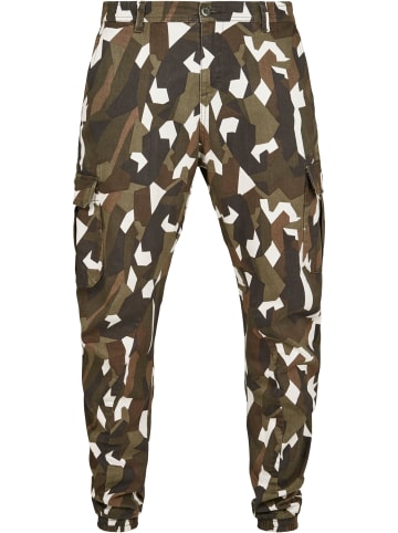 Urban Classics Cargo-Hosen in wood camo