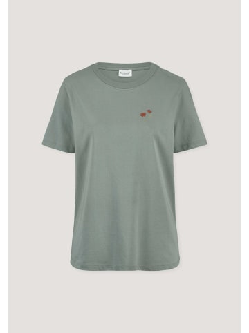 Hessnatur T-Shirt in mattgrün