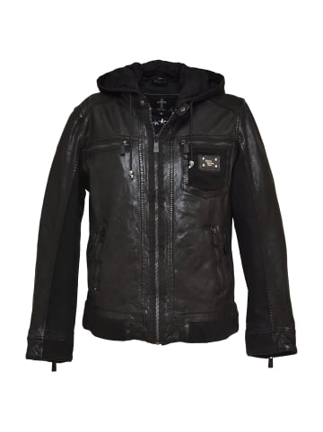 Roberto Geissini Jenson Lederjacke Schwarz