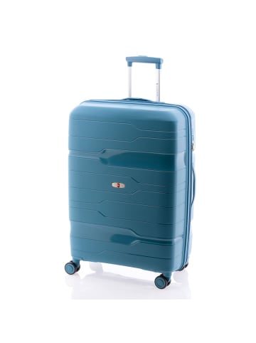 Gladiator 3800 4 Rollen Trolley 77 cm mit Dehnfalte bondi blue